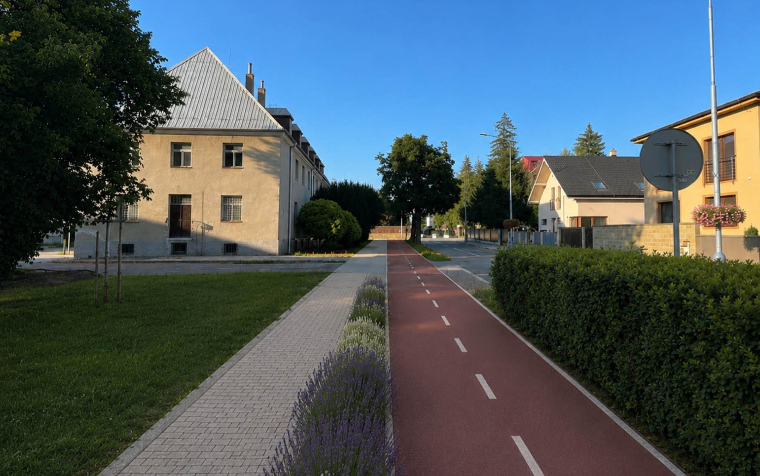 Integrovaná zeleň v cyklotrase, Dubnica nad Váhom